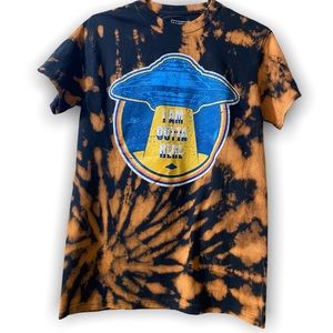 I Am Outta Here || Alien Tie-dye Tee || 1/1 || SMALL